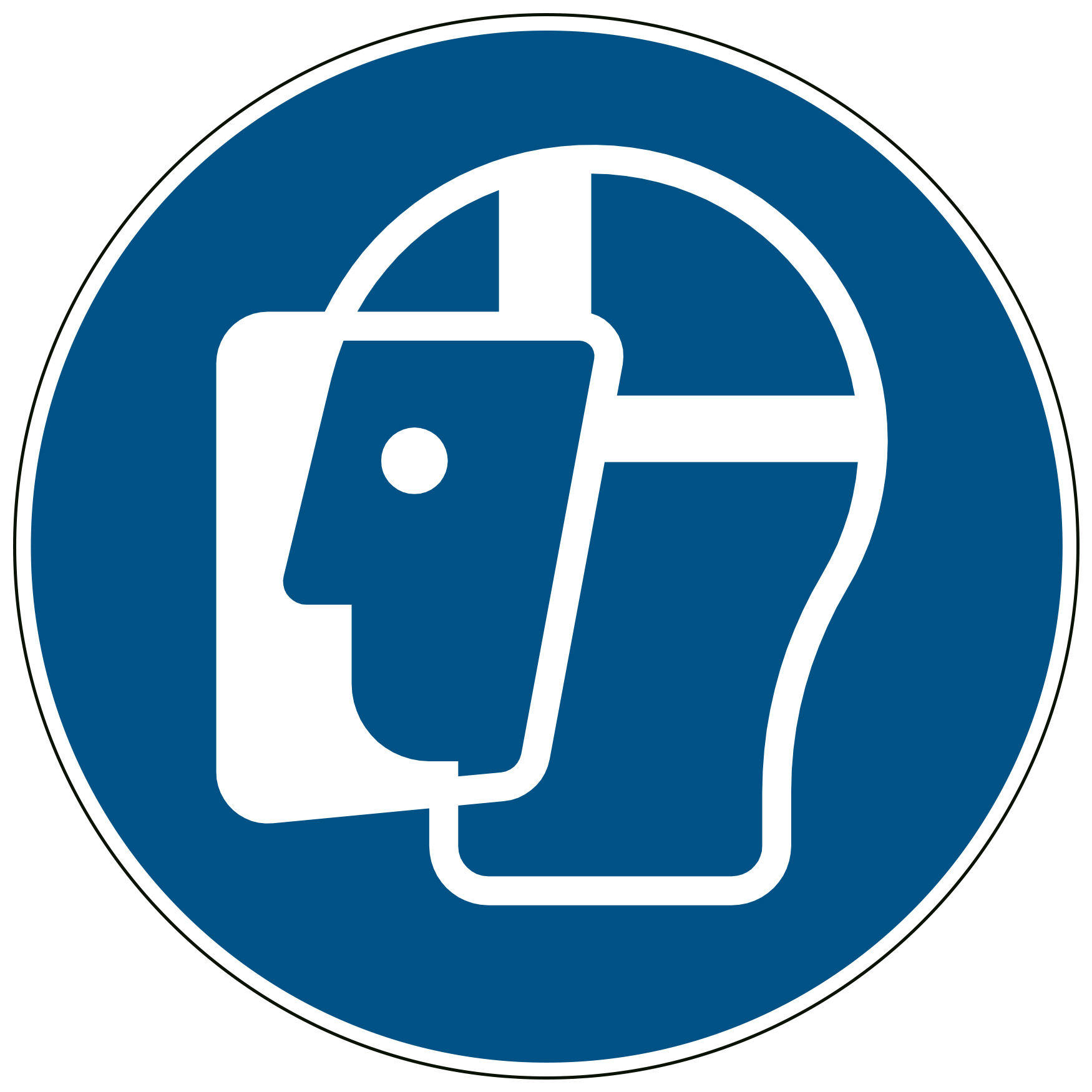 Gesichtsschutz benutzen
