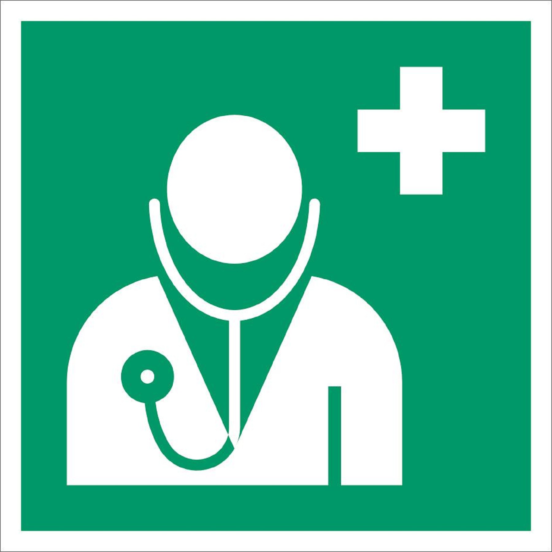 Rettungszeichen ''Doctor'' nach ASR A1.3 Rettungszeichen ''Doctor'' nach ASR A1.3