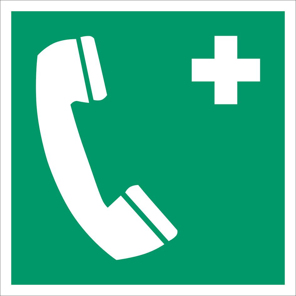 Notruftelefon ASR A1.3 ISO 7010-E004