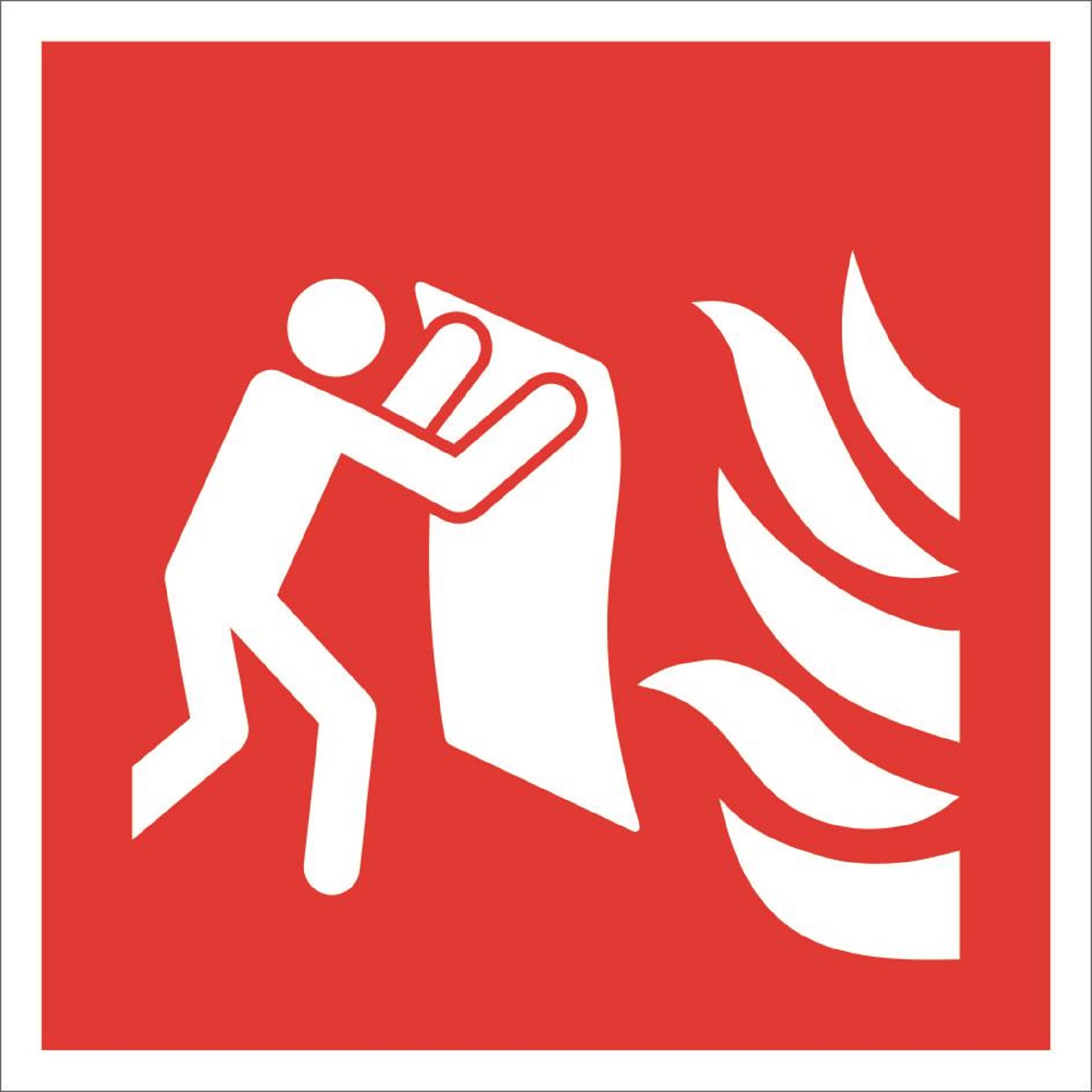Int. Brandschutzkennzeichnung Löschdecke ISO Int. Brandschutzkennzeichnung Löschdecke ISO