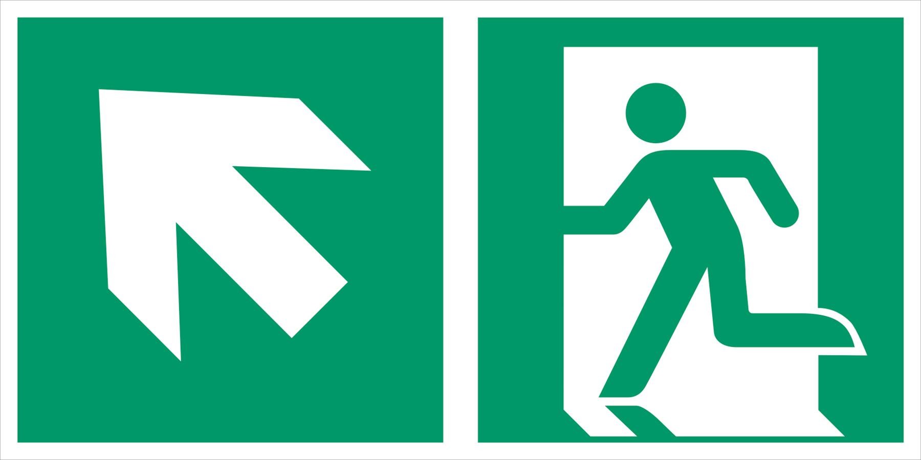 Kombischild Rettungsweg nach ASR A1.3 Kombischild Rettungsweg nach ASR A1.3
