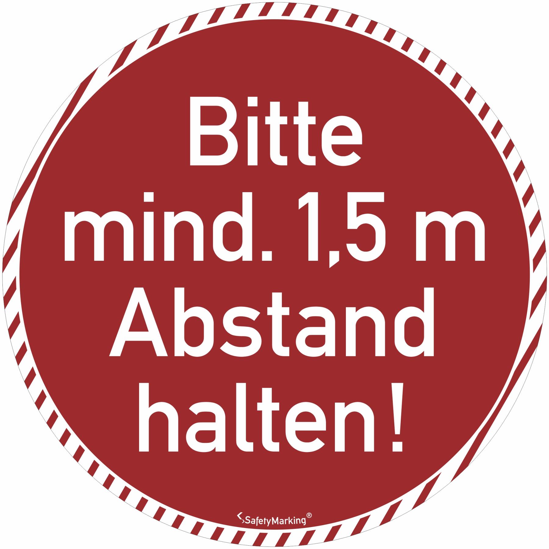 Bodenmarkierung Wartebereich (Rund) Bodenmarkierung Wartebereich (Rund)