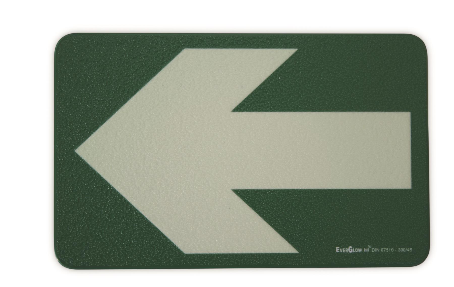 Bodenmarkierungspfeil/Rechteck grün Bodenmarkierungspfeil/Rechteck grün