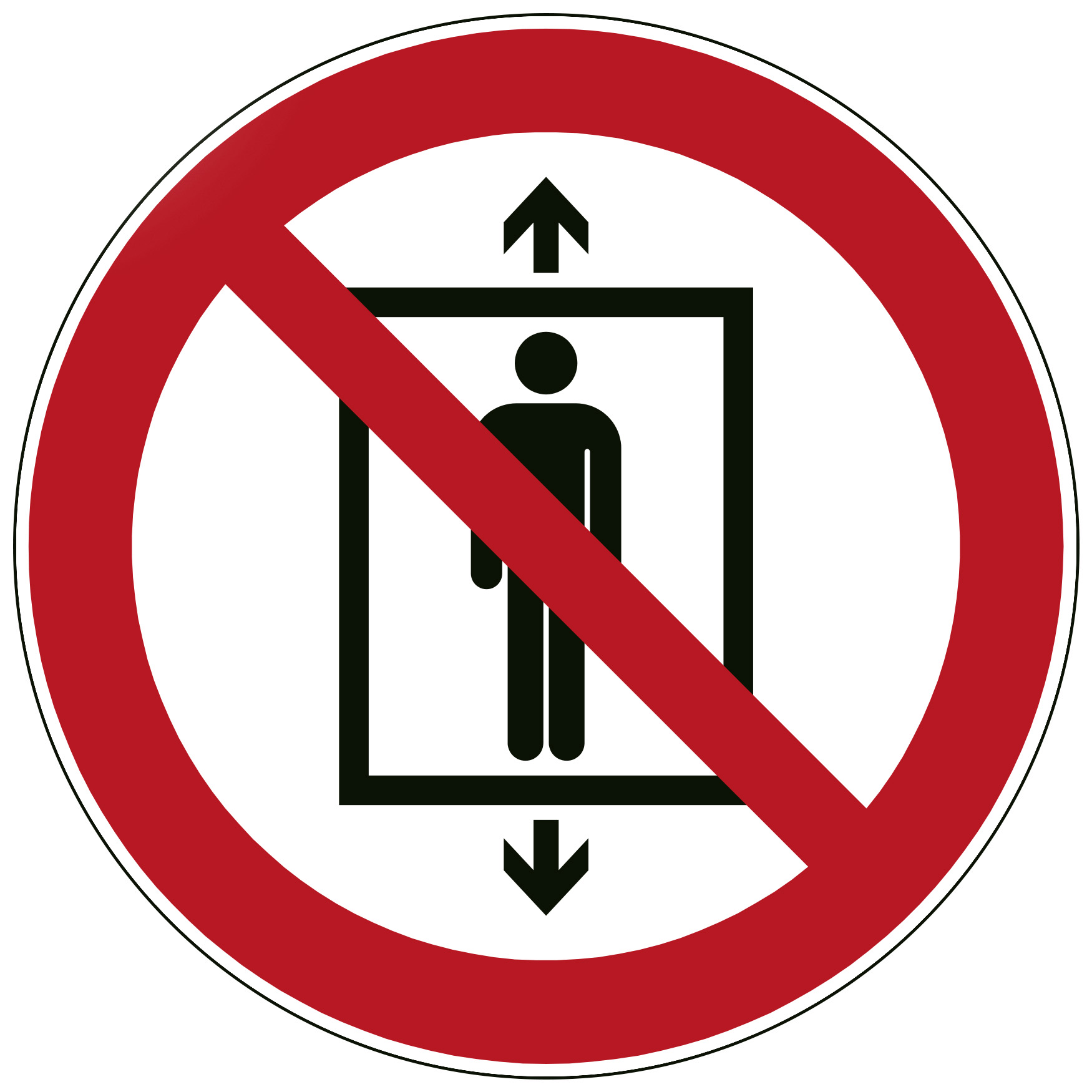 Personenbeförderung verboten ⌀ 10 cm