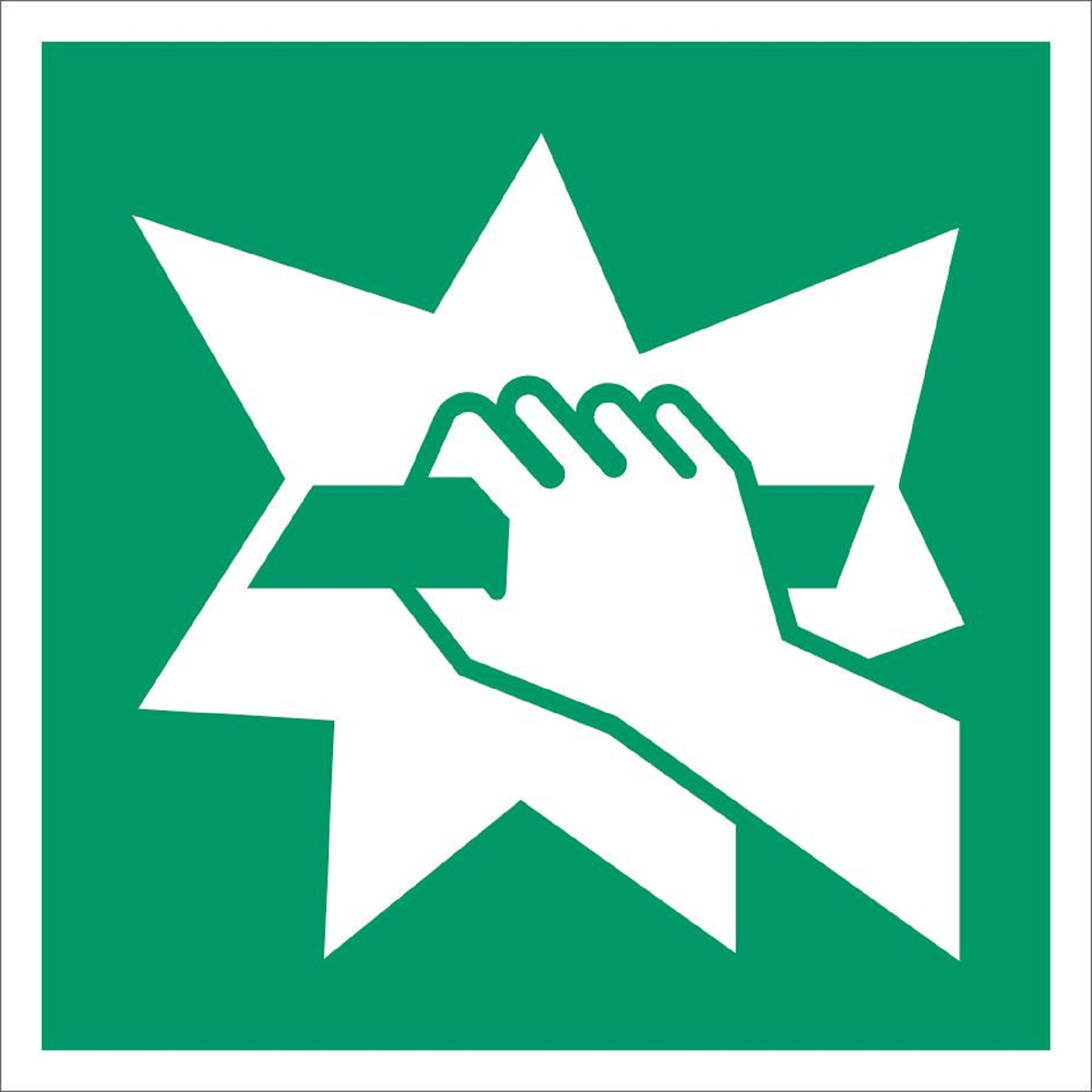 Notausstiegsvorrichtung ISO 7010 Notausstiegsvorrichtung ISO 7010