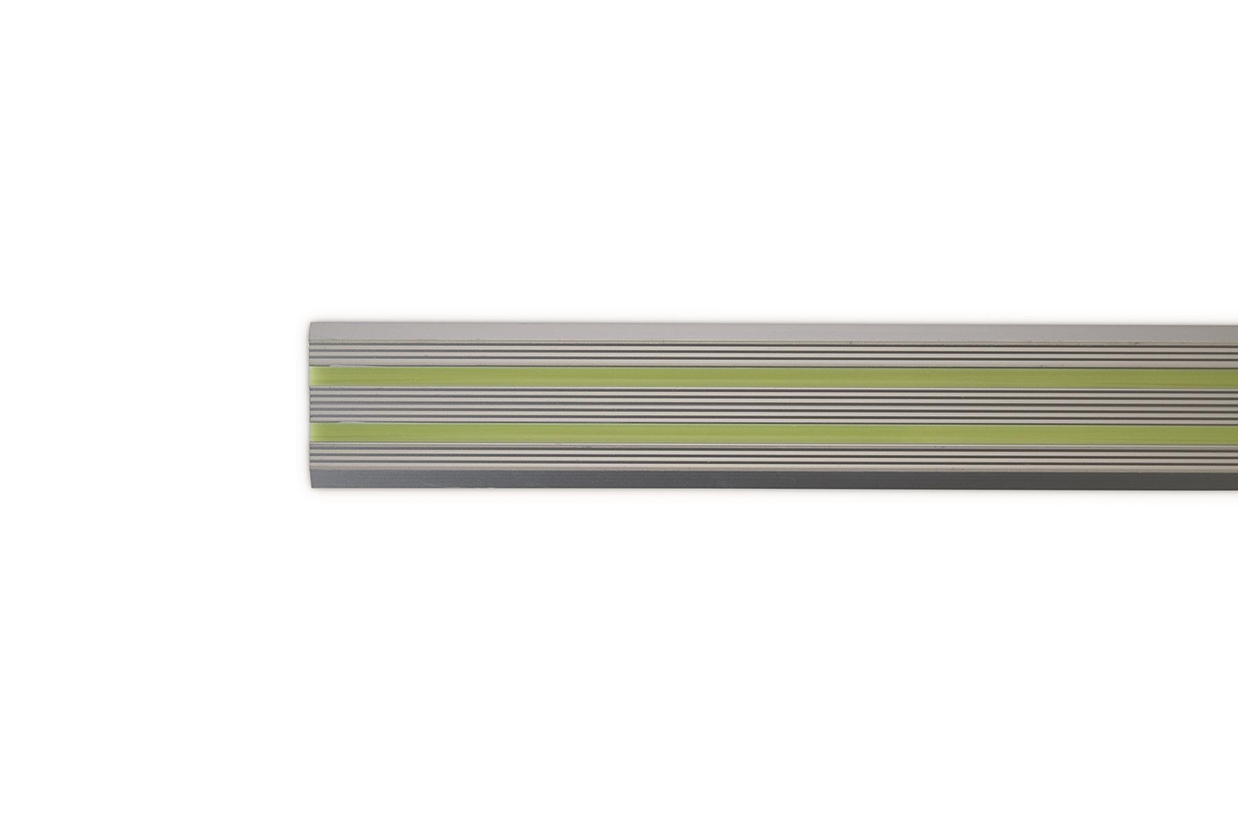 Treppenkantenprofil flach silber Treppenkantenprofil flach silber